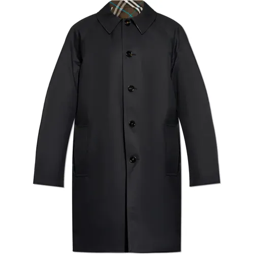 Single-Breasted Coats, male, , Size: S Reversible coat - Burberry - Modalova