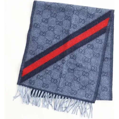 Pre-owned Scarves, female, , Size: ONE SIZE Pre-owned Wool scarves - Gucci Vintage - Modalova