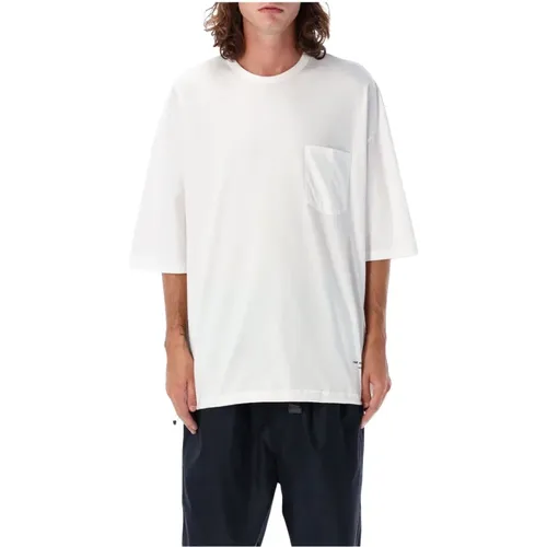 Weißes T-Shirt mit Kordel Stilvolle Herrenbekleidung , Herren, Größe: L - Comme des Garçons - Modalova