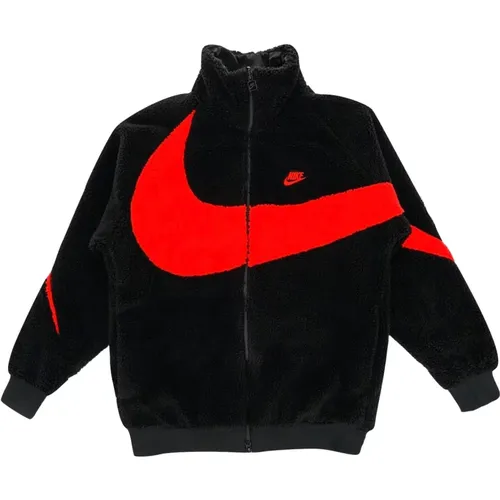 Limited Edition Reversible Boa Jacket Red , male, Sizes: 2XL, XL, 3XL, M, S, L - Nike - Modalova