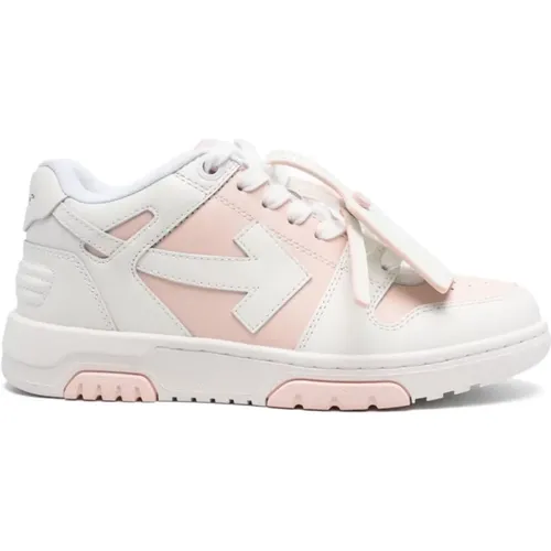 Natural Colorblock Sneakers , female, Sizes: 4 UK, 5 UK, 7 UK - Off White - Modalova