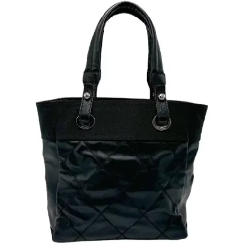 Pre-owned Tote Bags, female, , Size: ONE SIZE Pre-owned Coated canvas chanel-bags - Chanel Vintage - Modalova