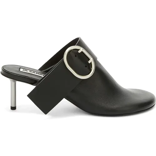 Heeled Mules, female, , Size: 10 US Stylish Mule Shoe - Jil Sander - Modalova