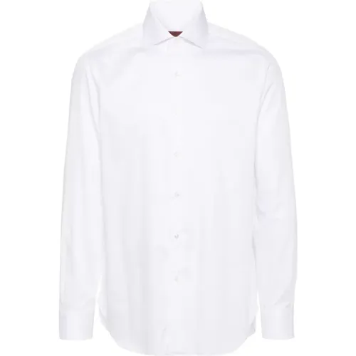 Italian Cotton Shirt, 100% Cotton , male, Sizes: 4XL, L, 5XL, M, 3XL, 2XL - Barba - Modalova