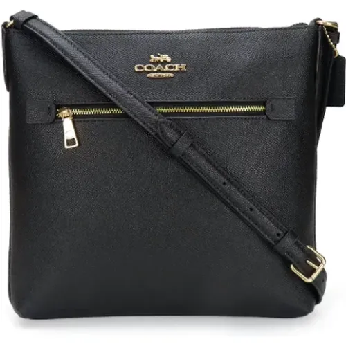 Pre-owned Cross Body Bags, female, , Size: ONE SIZE Pre-owned Leather shoulder-bags - Coach Pre-owned - Modalova