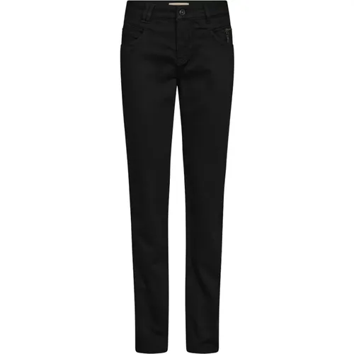 Naomi Deluxe Schwarze Jeans - MOS MOSH - Modalova