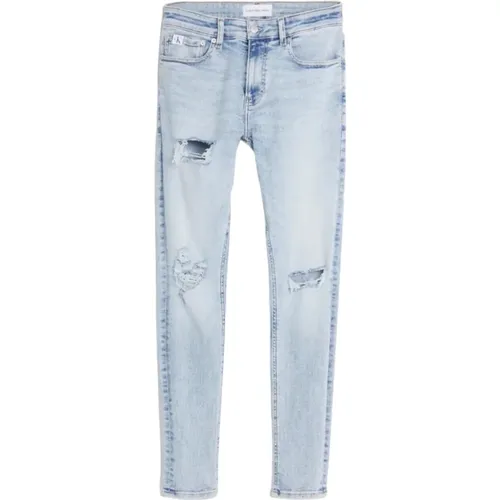 Herren Super Skinny Baumwolljeans - Calvin Klein Jeans - Modalova