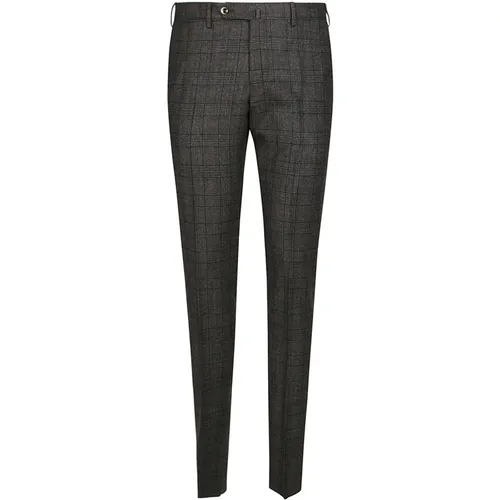 Slim Checkered Pants , male, Sizes: S, M - Pt01 - Modalova