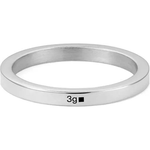 Rings, unisex, , Size: 50 MM Ribbon Ring Crafted in France - Le Gramme - Modalova