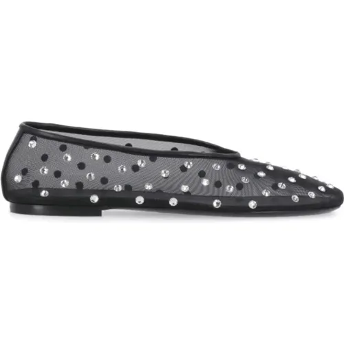 Ballet Flats with Strass Details , female, Sizes: 3 UK, 7 UK - Khaite - Modalova