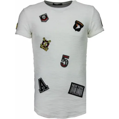 Exklusive Militäraufkleber - Herr T-Shirt - T09150W - True Rise - Modalova