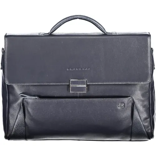 Briefcase with Laptop Compartment , male, Sizes: ONE SIZE - Piquadro - Modalova