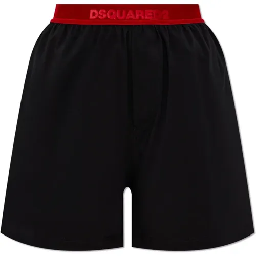 Bottoms, female, , Size: L Cotton underwear shorts - Dsquared2 - Modalova