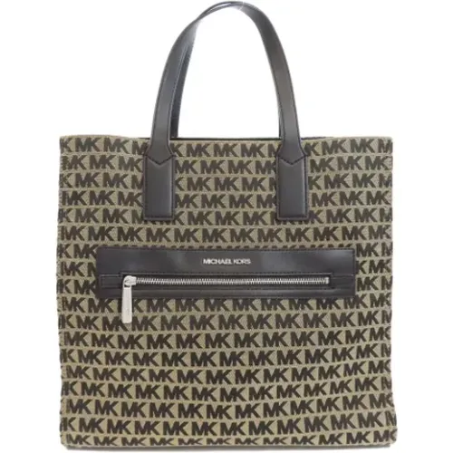 Pre-owned Tote Bags, female, , Size: ONE SIZE Pre-owned Canvas handbags - Michael Kors Pre-owned - Modalova