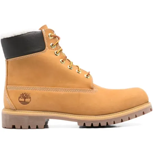 Leather Lace-Up Ankle Boots , male, Sizes: 6 1/2 UK, 7 1/2 UK, 8 1/2 UK, 11 UK, 9 UK, 10 UK, 7 UK - Timberland - Modalova