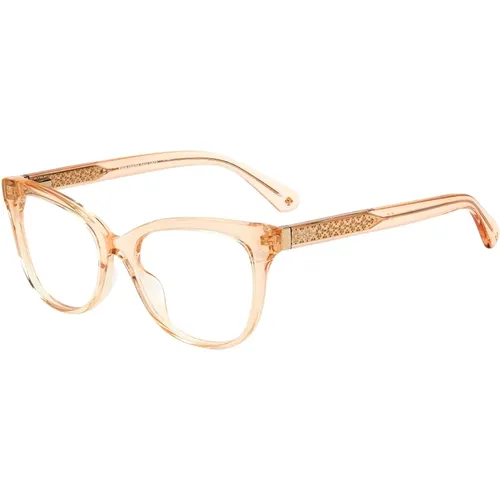 Glasses, female, , Size: 50 MM Peach Nevaeh Eyewear Frames - Kate Spade - Modalova