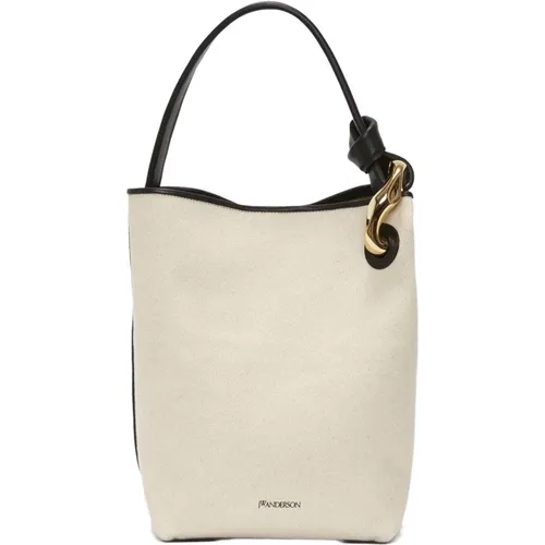 Corner Bag with Golden Chain Logo , female, Sizes: ONE SIZE - JW Anderson - Modalova