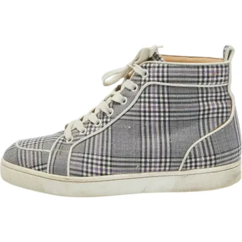 Pre-owned Sneakers, male, , Size: 8 US Pre-owned Canvas sneakers - Christian Louboutin Pre-owned - Modalova