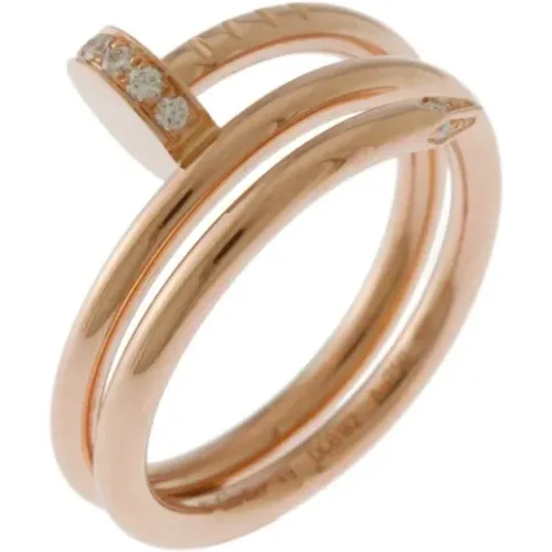 Pre-owned Jewellery, female, , Size: ONE SIZE Pre-owned Rose Gold rings - Cartier Vintage - Modalova