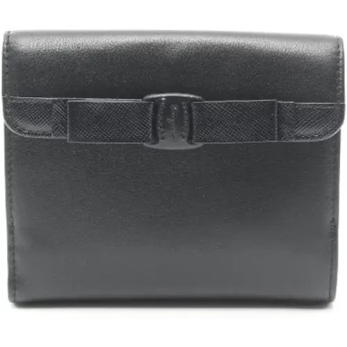 Pre-owned Wallets, female, , Size: ONE SIZE Pre-owned Leather wallets - Salvatore Ferragamo Pre-owned - Modalova