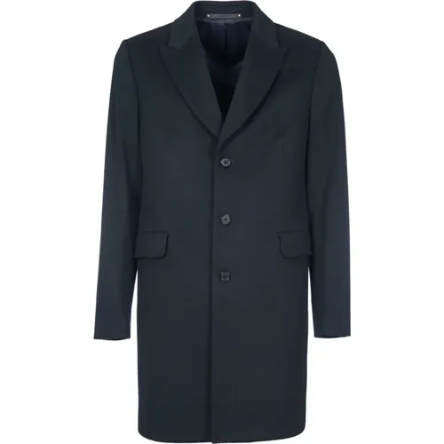 Single-Breasted Coats, male, , Size: L Wool Cashmere Coat Aw24 - PS By Paul Smith - Modalova