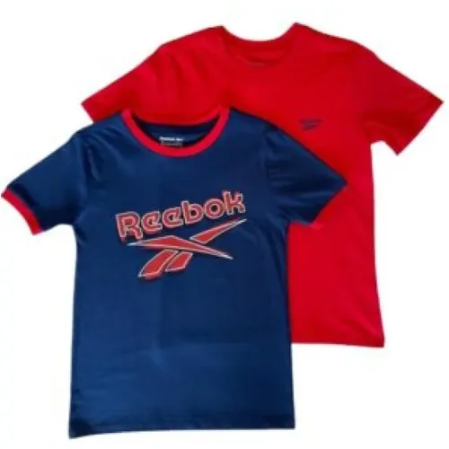 Baumwoll-T-Shirt-Set - Mehrfarbiges Design - Reebok - Modalova