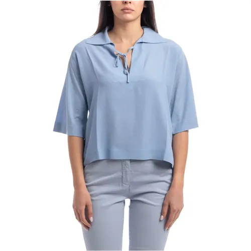 Tencel Shirt , female, Sizes: S, XS, M, L - Seventy - Modalova