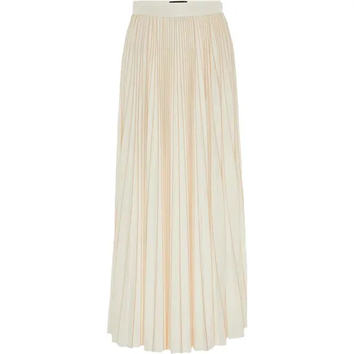 Maxi Skirts, female, , Size: XS Pleated Flared Skirt - Fabiana Filippi - Modalova