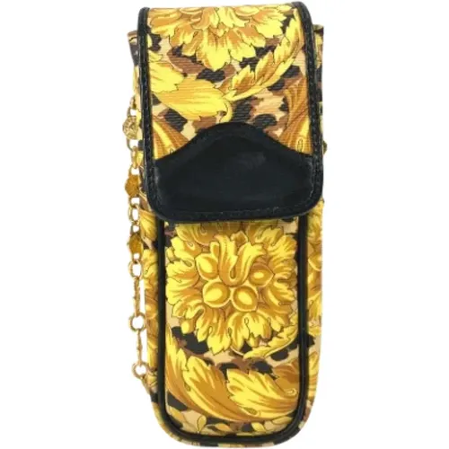 Pre-owned Accessories, female, , Size: ONE SIZE Pre-owned Fabric shoulder-bags - Versace Pre-owned - Modalova