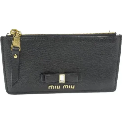 Pre-owned Leder portemonnaies - Miu Miu Pre-owned - Modalova