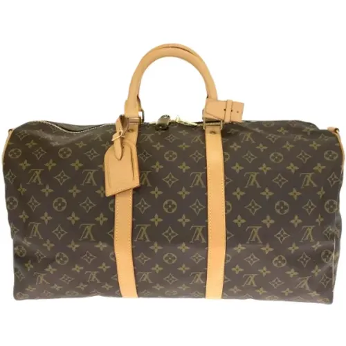 Pre-owned Weekend Bags, female, , Size: ONE SIZE Pre-owned Canvas louis-vuitton-bags - Louis Vuitton Vintage - Modalova