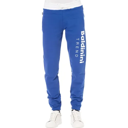 Sweatpants, male, , Size: 2XL Sporty Sweatpants with Drawstring Closure - Baldinini - Modalova