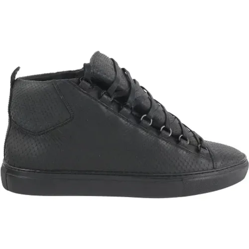 Pre-owned Leather sneakers , female, Sizes: 10 UK - Balenciaga Vintage - Modalova