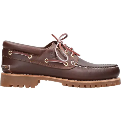 Sailor Shoes, male, , Size: 10 US Leather Flat Shoes - Timberland - Modalova