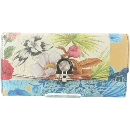 Pre-owned Wallets, female, , Size: ONE SIZE Pre-owned Fabric wallets - Salvatore Ferragamo Pre-owned - Modalova