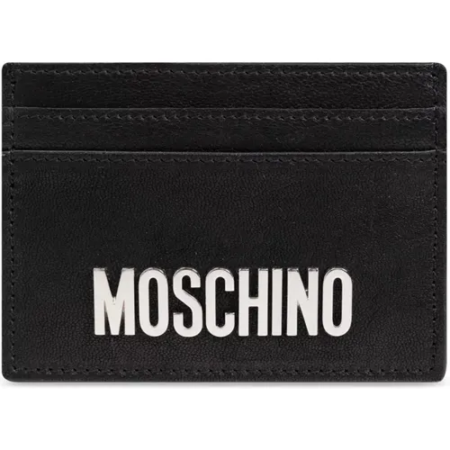 Wallets & Cardholders, male, , Size: ONE SIZE Card holder - Moschino - Modalova