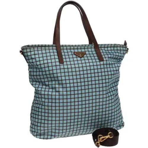 Pre-owned Tote Bags, female, , Size: ONE SIZE Pre-owned Nylon handbags - Prada Vintage - Modalova