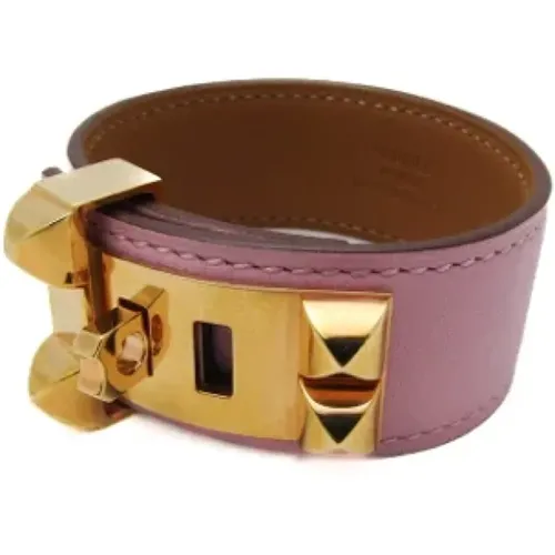 Pre-owned Jewellery, female, , Size: ONE SIZE Pre-owned Leather bracelets - Hermès Vintage - Modalova