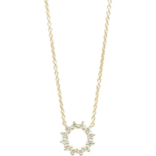 Pre-owned Jewellery, unisex, , Size: ONE SIZE Pre-owned Gold necklaces - Tiffany & Co. Pre-owned - Modalova