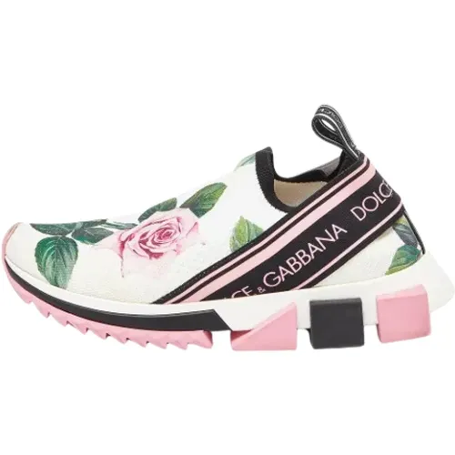Pre-owned Canvas sneakers , female, Sizes: 4 UK - Dolce & Gabbana Pre-owned - Modalova
