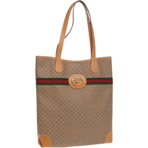 Pre-owned Tote Bags, female, , Size: ONE SIZE Pre-owned Leather gucci-bags - Gucci Vintage - Modalova