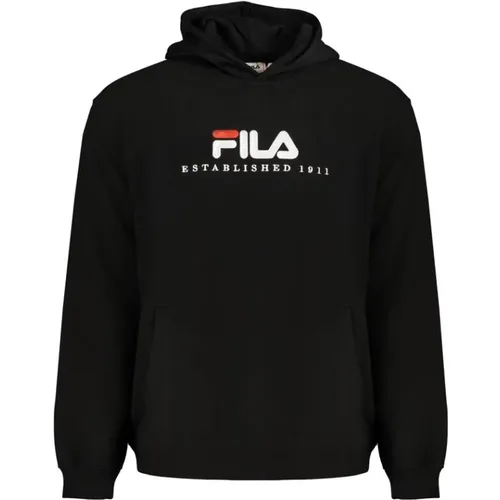 Hoodies, male, , Size: S Cotton Hoodie Stylish Comfort - Fila - Modalova