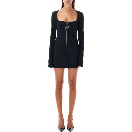 Mini Zip Dress Aw24 , female, Sizes: XS - The Attico - Modalova