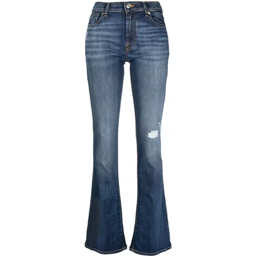 Flared Jeans , Damen, Größe: W27 - 7 For All Mankind - Modalova