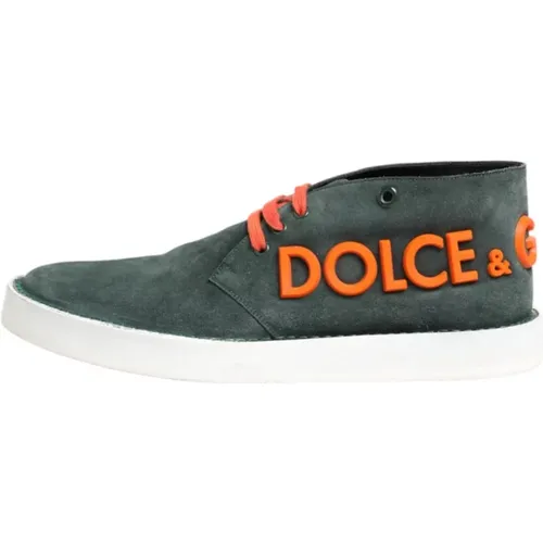 Lace-up Boots, male, , Size: 11 US Derby Sneakers with Rubber Sole - Dolce & Gabbana - Modalova