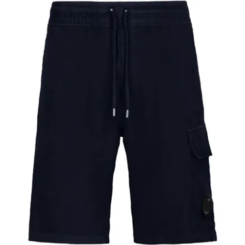 Blaue Bermuda-Shorts für SS 2022 - C.P. Company - Modalova