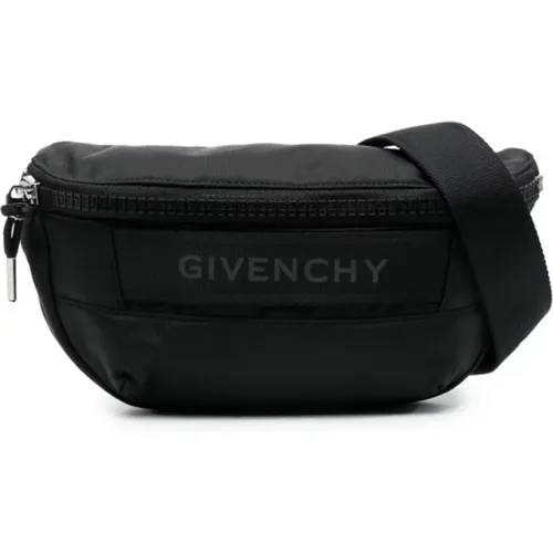 Cross Body Bags, male, , Size: ONE SIZE Logo Print Shoulder Bag - Givenchy - Modalova