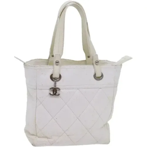 Pre-owned Tote Bags, female, , Size: ONE SIZE Pre-owned Canvas totes - Chanel Vintage - Modalova