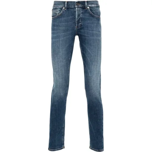 Skinny Jeans in Denim , male, Sizes: W32, W33, W36, W38, W34 - Dondup - Modalova