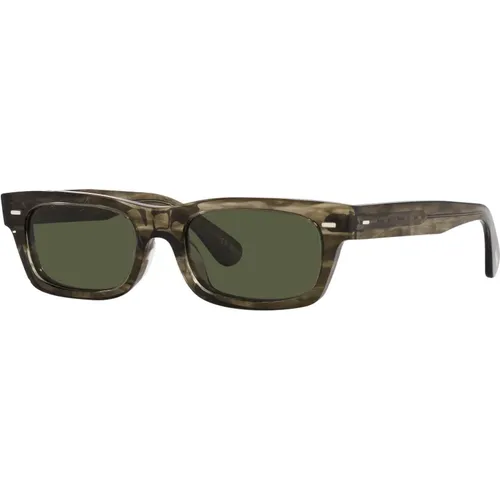 Sunglasses, unisex, , Size: 52 MM Barck Olive Sunglasses Davri - Oliver Peoples - Modalova